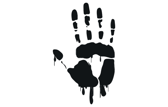 Aufkleber - Handprint  Aufkleber - Handprint