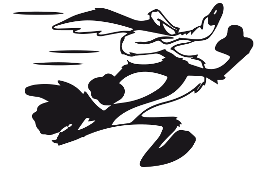 Aufkleber - Wile E. Coyote Three Aufkleber - Wile E. Coyote Three