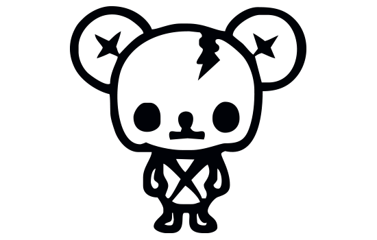 Aufkleber - Zombie Bear  Aufkleber - Zombie Bear