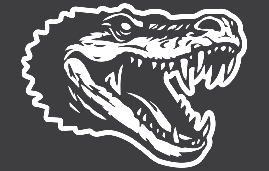 Aufkleber - Snappy Crocodile Negativ Aufkleber - Snappy Crocodile Negativ