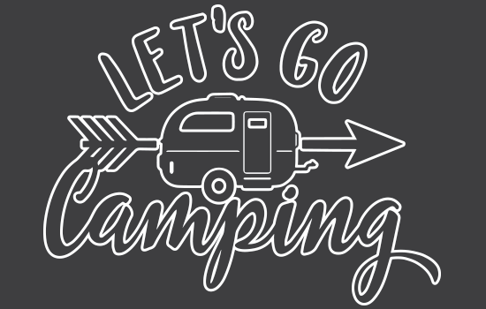 Aufkleber - Camping Negativ Aufkleber - Camping Negativ
