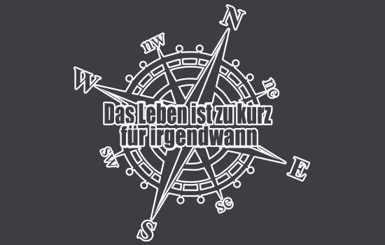 Aufkleber - Compass Maxim Negativ Aufkleber - Compass Maxim Negativ