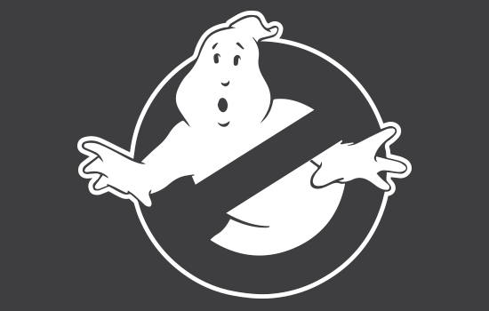 Aufkleber - GhostbustersNegativ Aufkleber - GhostbustersNegativ
