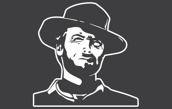 Aufkleber - The Good, the Bad and the Ugly Negativ Aufkleber - The Good, the Bad and the Ugly Negativ