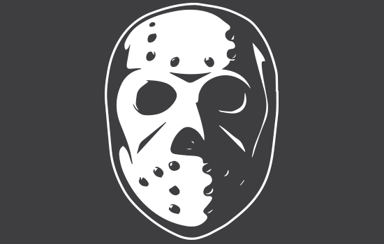 Aufkleber - Jason VoorheesNegativ Aufkleber - Jason VoorheesNegativ