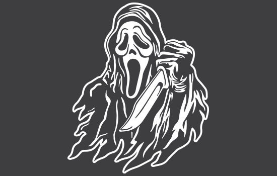 Aufkleber - Scream Negativ Aufkleber - Scream Negativ