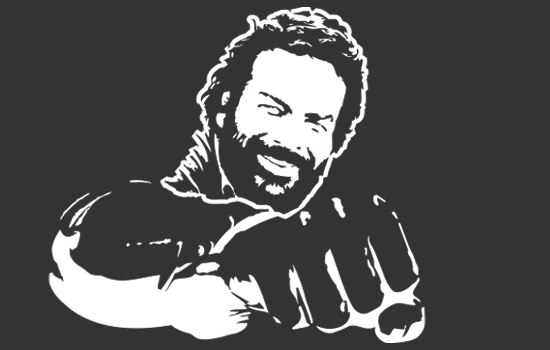 Aufkleber - Bud Spencer - Terrence Hill 3 Negativ Aufkleber - Bud Spencer - Terrence Hill 3 Negativ
