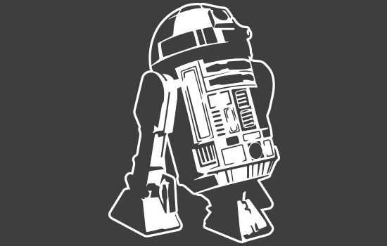 Aufkleber - BB-8Negativ Aufkleber - BB-8 Negativ