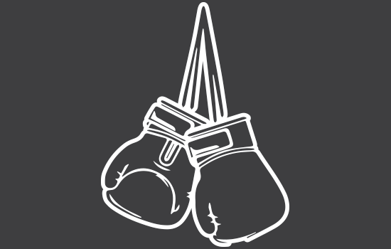 Aufkleber - BoxingNegativ Aufkleber - BoxingNegativ