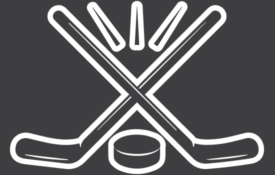 Aufkleber - Hockey  Negativ Aufkleber - Hockey  Negativ