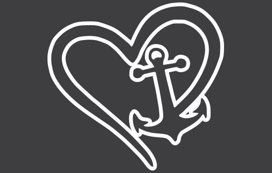 Aufkleber - Love Sailing Negativ Aufkleber - Love Sailing Negativ