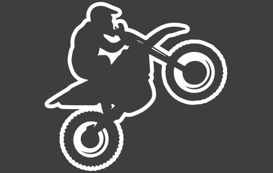 Aufkleber - MotocrossNegativ Aufkleber - MotocrossNegativ