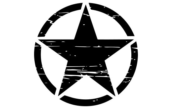 Aufkleber - Army Star Aufkleber - Army Star