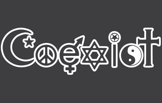 Aufkleber - Coexist Negativ Aufkleber - Coexist Negativ