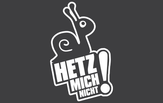Aufkleber - Hetz Mich Nicht Negativ Aufkleber - Hetz Mich Nicht Negativ