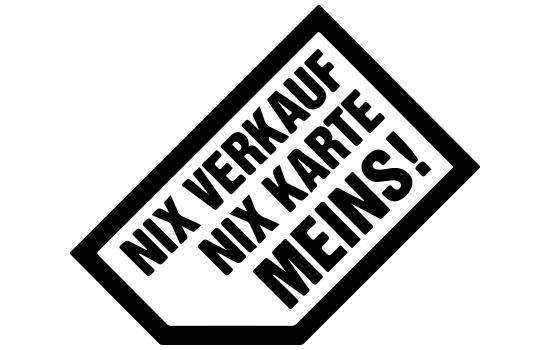 Aufkleber - Nix Verkauf Aufkleber - Nix Verkauf