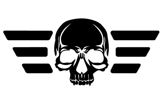 Aufkleber - Winged Skull Aufkleber - Winged Skull