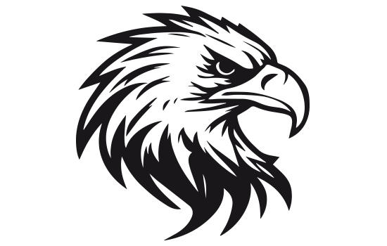 Aufkleber - Tribaled Eagle Head Aufkleber - Tribaled Eagle Head